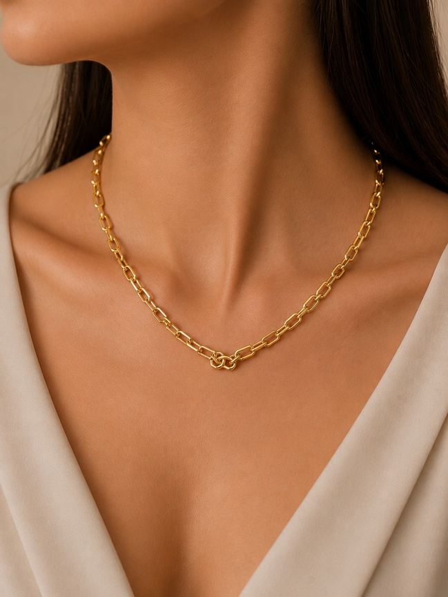 18K Gold Necklace 750