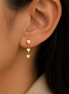 18K Gold Earrings