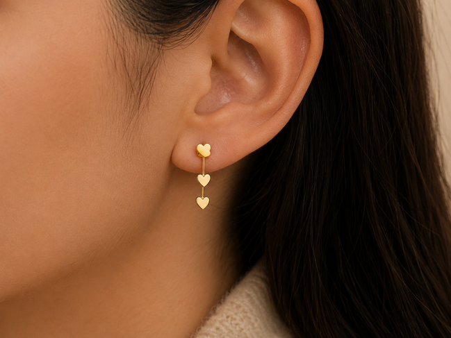 18K Gold Earrings