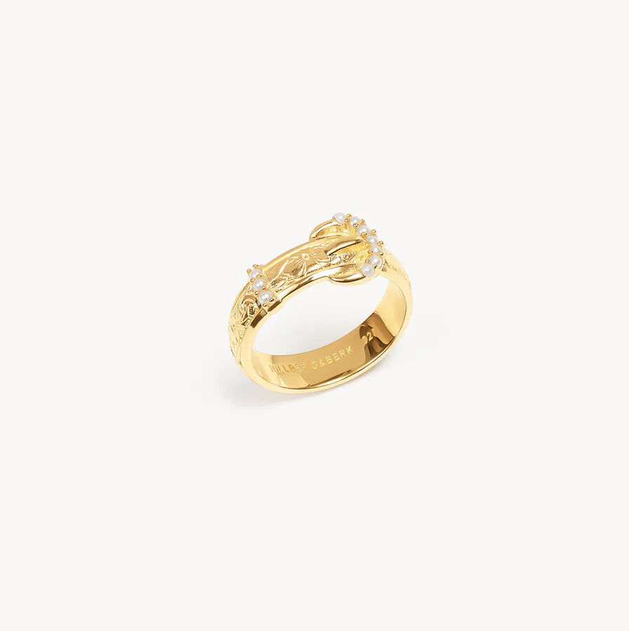 18K Gold Solitaire Ring