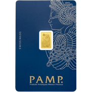1 Gram PAMP Suisse Lady Fortuna Gold Bar
