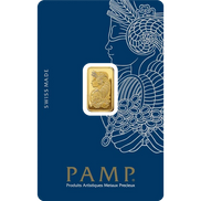 2.5 Gram PAMP Suisse Lady Fortuna Gold Bar