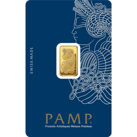 2.5 Gram PAMP Suisse Lady Fortuna Gold Bar