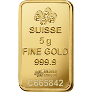 5Gram PAMP Suisse Lady Fortuna Gold Bar
